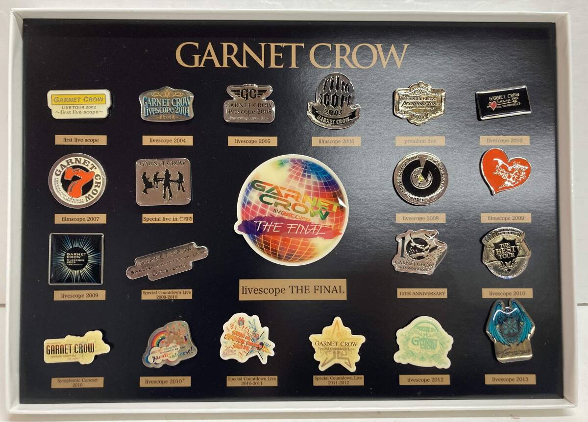 M269-18 GARNET CROW 13th memories ピンバッジ セット M269-18 GARNET CROW 13th memories ピンバッジ セット