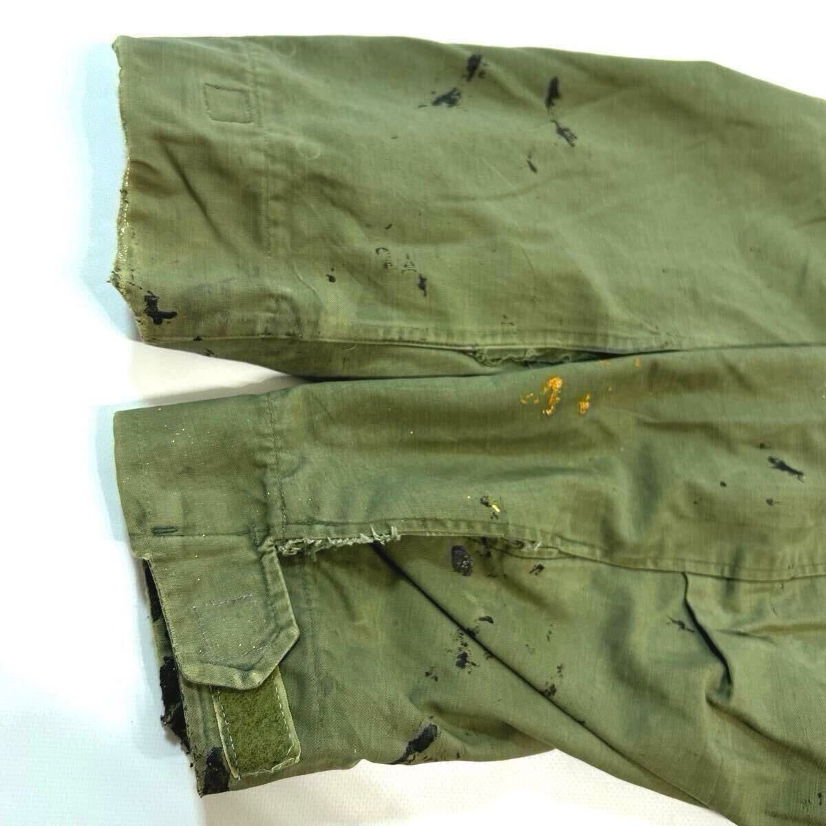 アルミジッパー 60s U.S.ARMY M-65 フィールドジャケット ペンキ アルミジッパー 60s U.S.ARMY M-65 フィールドジャケット ペンキ