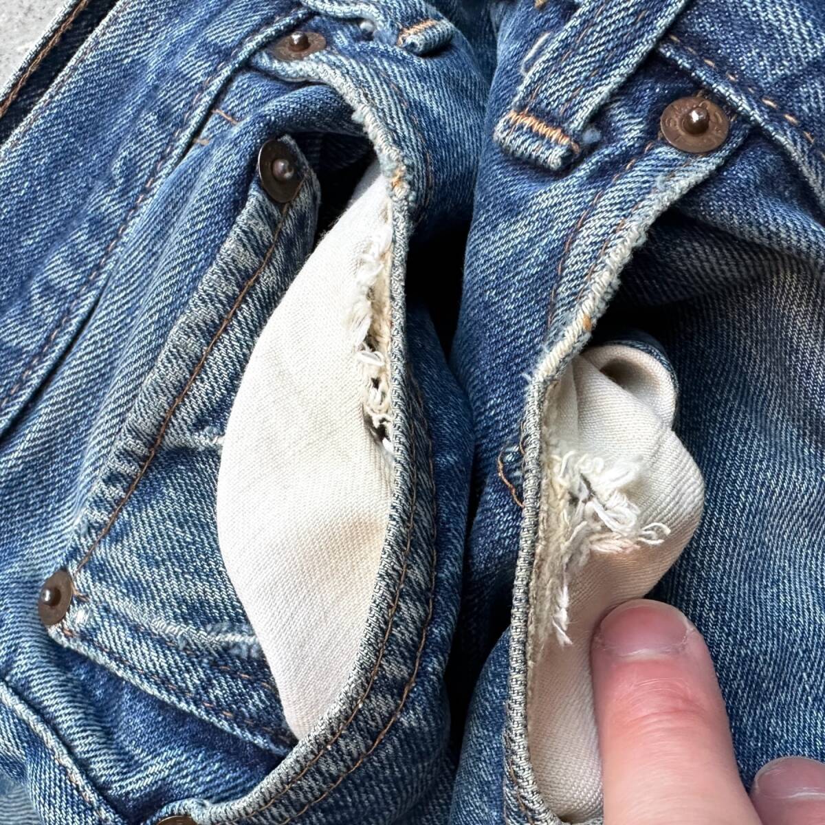 60s~70s オリジナル Levi’s 501 W34~W35 ビンテージ 66前期 6刻印 耳 セルビッジ バックポケット里シングル スレキスタンプ 米國(guó)制
