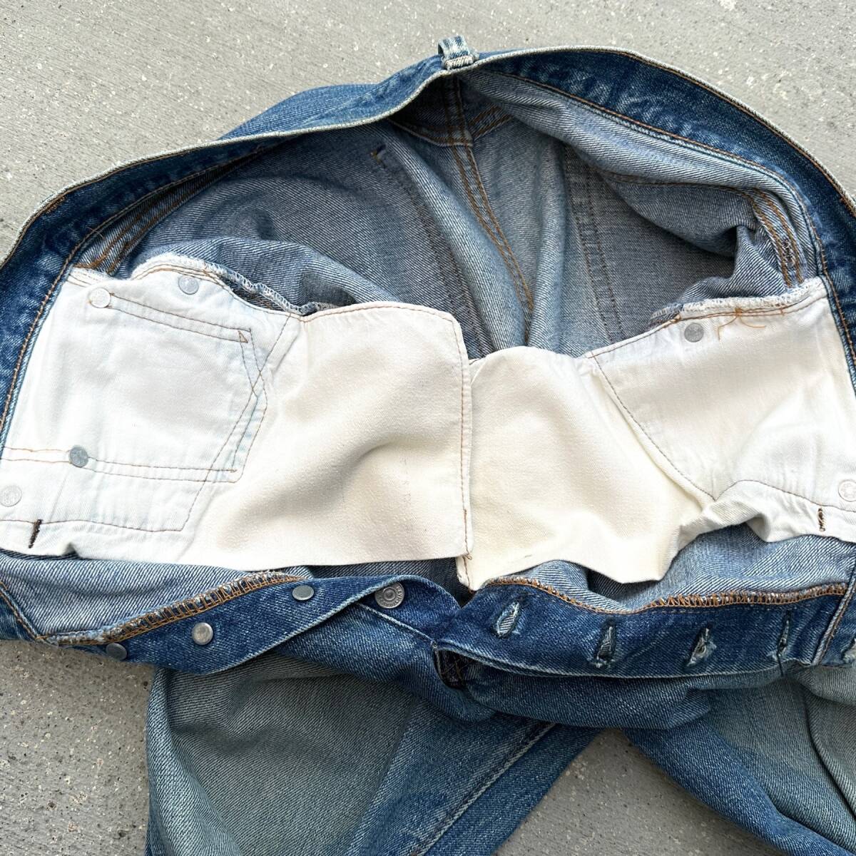 60s~70s オリジナル Levi’s 501 W34~W35 ビンテージ 66前期 6刻印 耳 セルビッジ バックポケット里シングル スレキスタンプ 米國(guó)制
