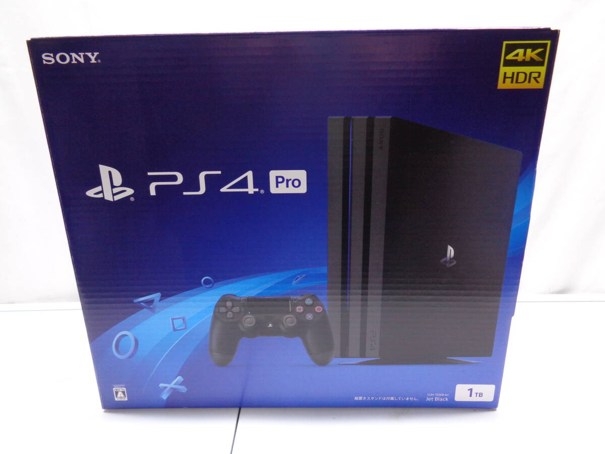 25-10②　PS4 本体　PlayStation 4 Pro ジェット・ブラック 1TB　CUH-7200BB01