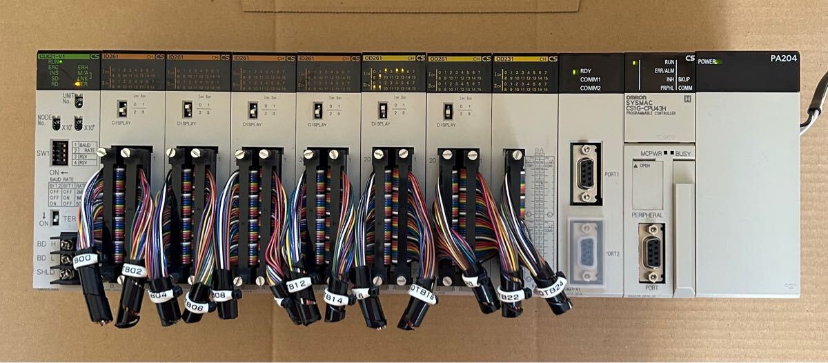 OMRON オムロン シーケンサー PLC PA204/ SYSMAC CS1G-CPU43H OMRON オムロン シーケンサー PLC PA204/ SYSMAC CS1G-CPU43H
