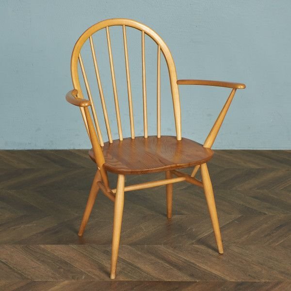 ercol フープバック アームチェア アーコール 英国 ヴィンテージ 椅子 エルム ウィンザーチェア ダイニングチェア ビンテージ #79517