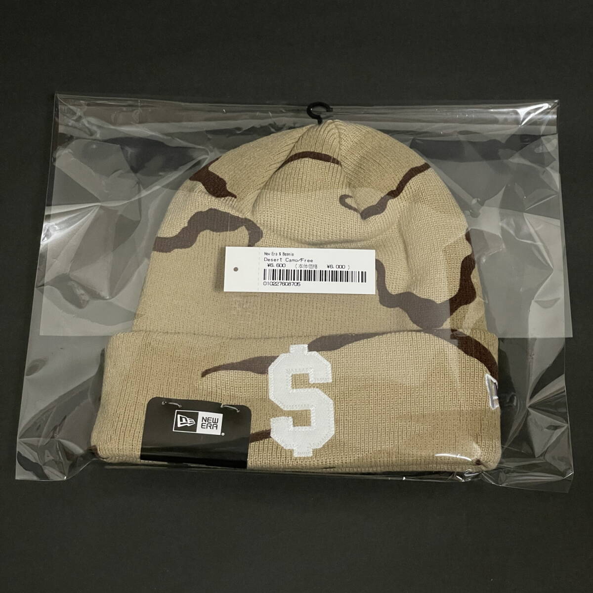 Supreme New Era $ Beanie Desert Camo 24SS Supreme New Era доллар Beanie десерт утка S Logo 