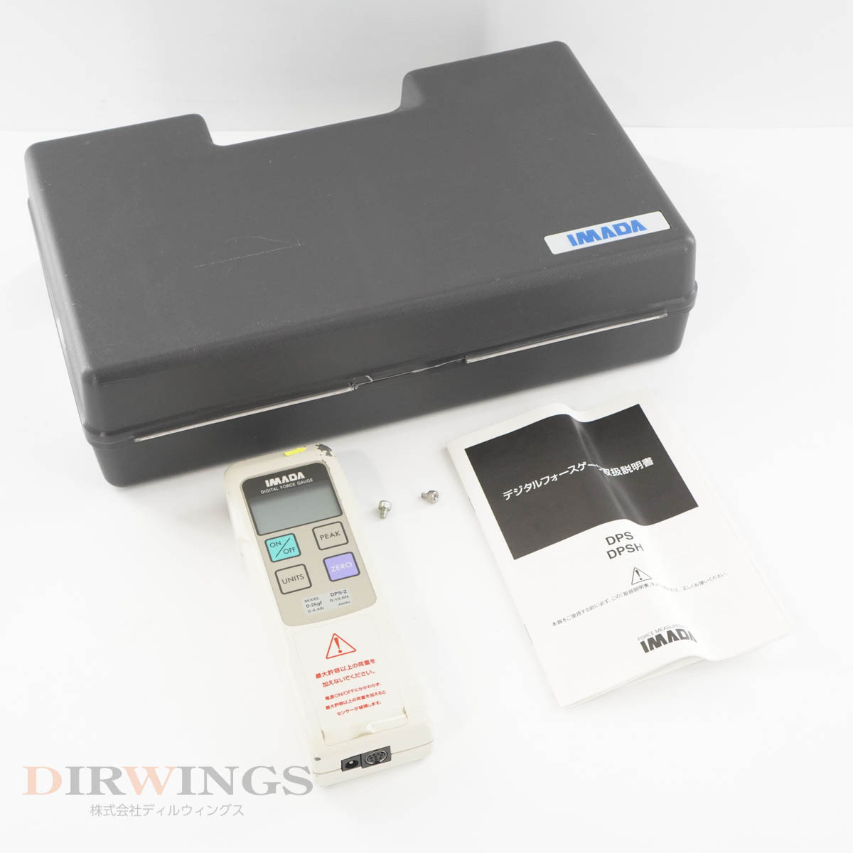 [JB] 保証なし DPS-2 IMADA DIGITAL FORCE GAUGE イマダ デジタルフォースゲージ 取扱説明書[05833-0203]