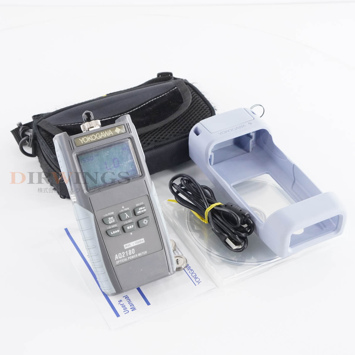 [DW] 8日保証 04/2023CAL AQ2180 YOKOGAWA 横河 OPTICAL POWER METER 光パワーメーター オプティカルパワーメーター ソフト...[06493-0245]