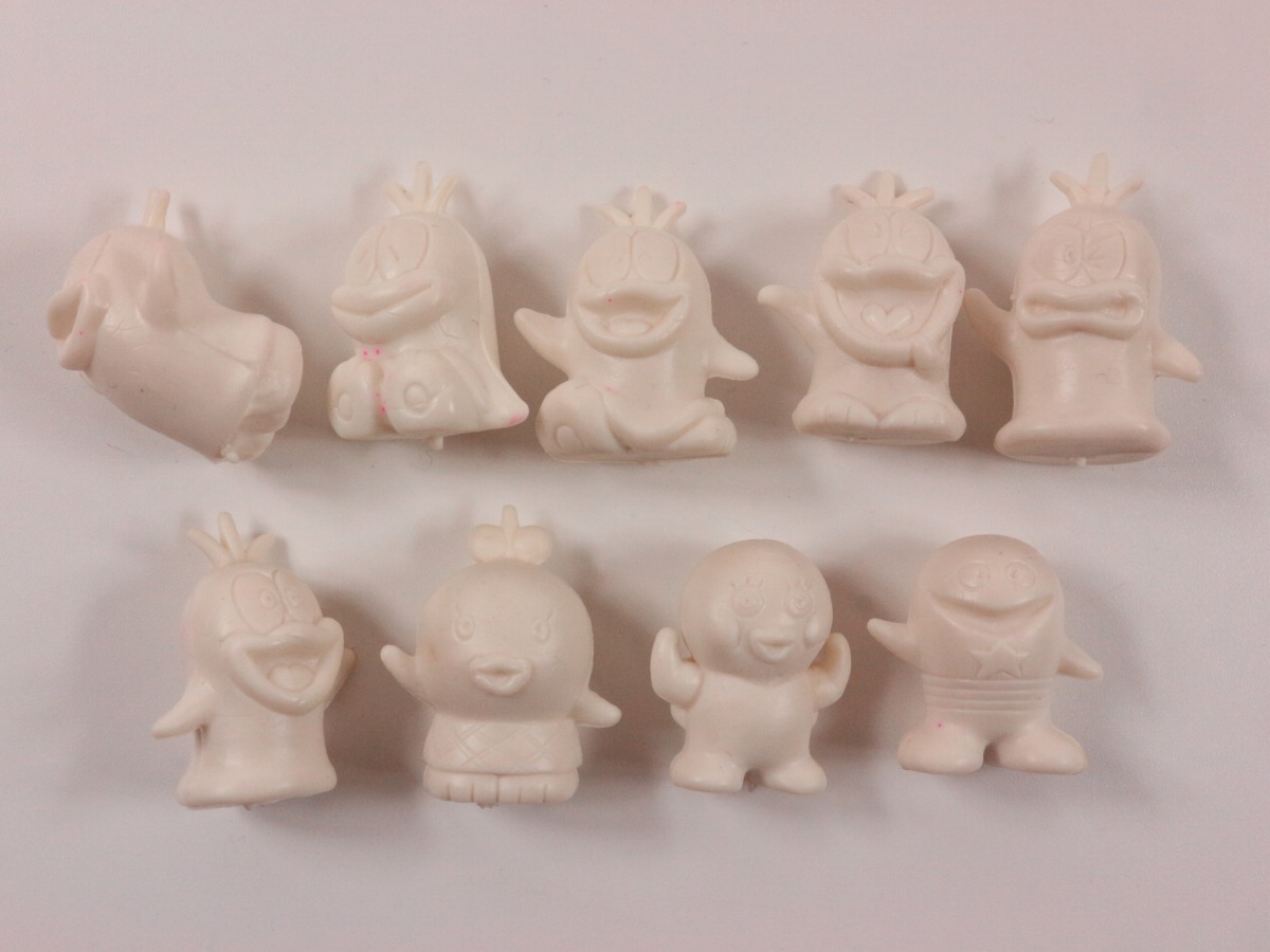 **オバケのQ太郎 消しゴム 9個 セット ダブりなし 当時物**オバQ 藤子不二雄