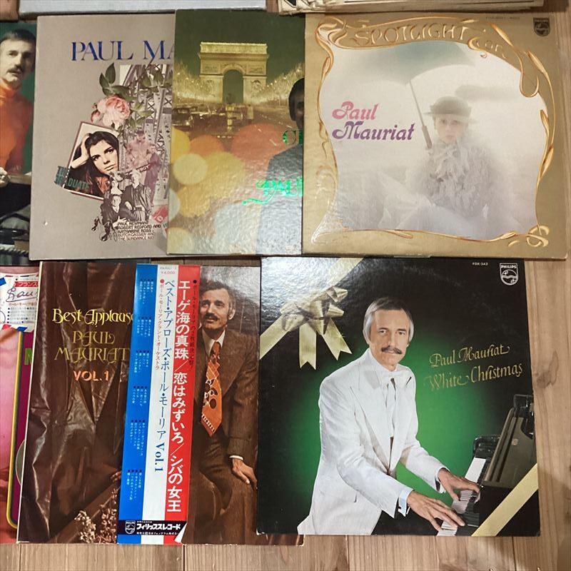 ポールモーリア【１箱】RF0116-5　レコード　Paul Mauriat 　ムード　イージーリスニング　まとめ売り　美女ジャケ