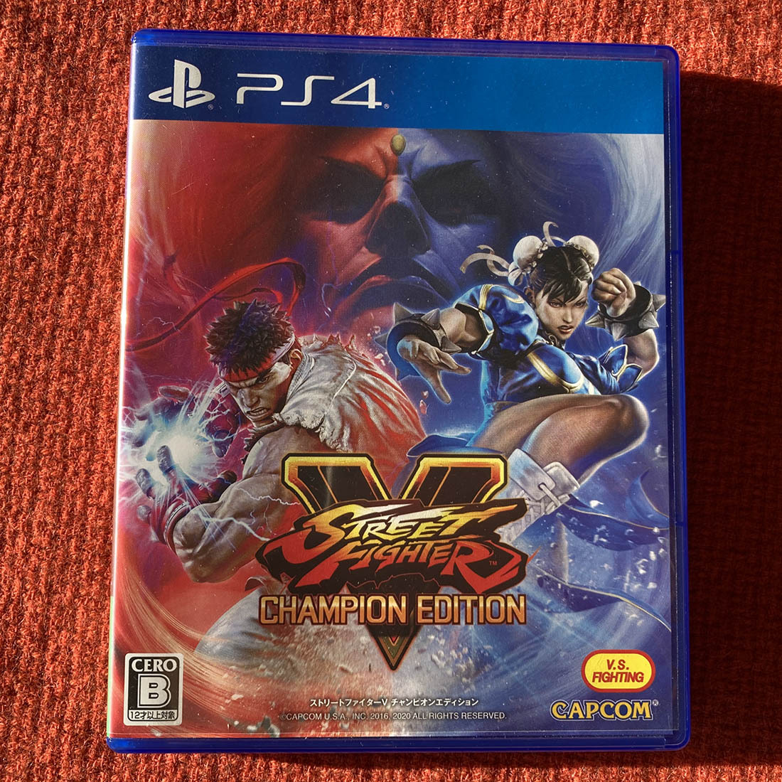  Street Fighter 5 PS4 disk CAPCOM Capcom Champion edition 