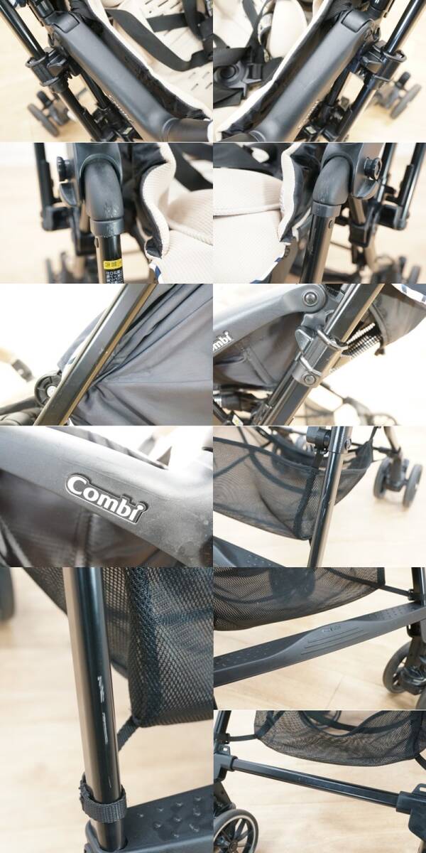 前ダ：【コンビ/Combi】スゴカル 4キャス エアー エッグショック HK ベビーカー エアリーネイビー 軽量 コンパクト 折り畳み ★送料無料★