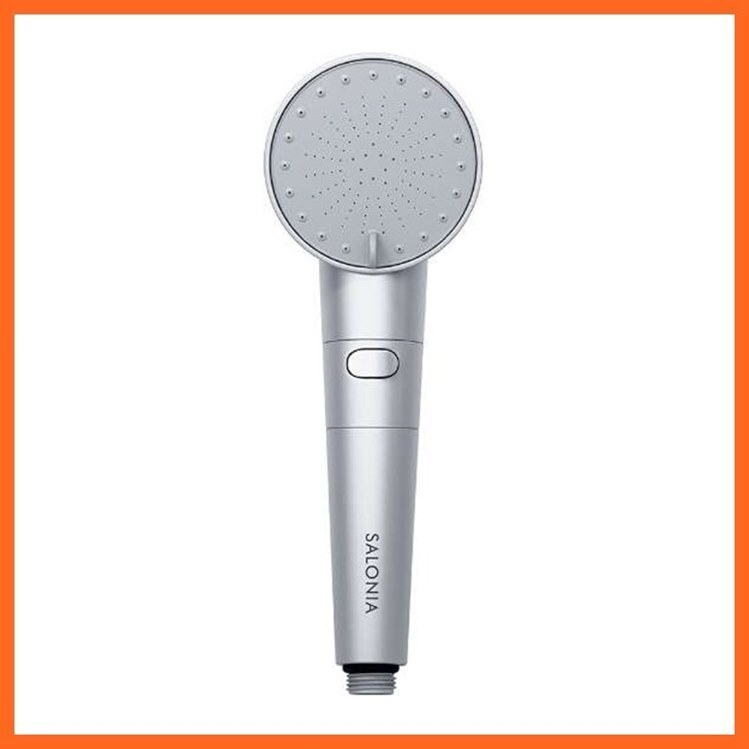 東ハ:新品未使用【SALONIA/サロニア】ファインバブルクリア シャワーヘッド SAL23303SL シルバー アダプター3種類付 ★送料無料★