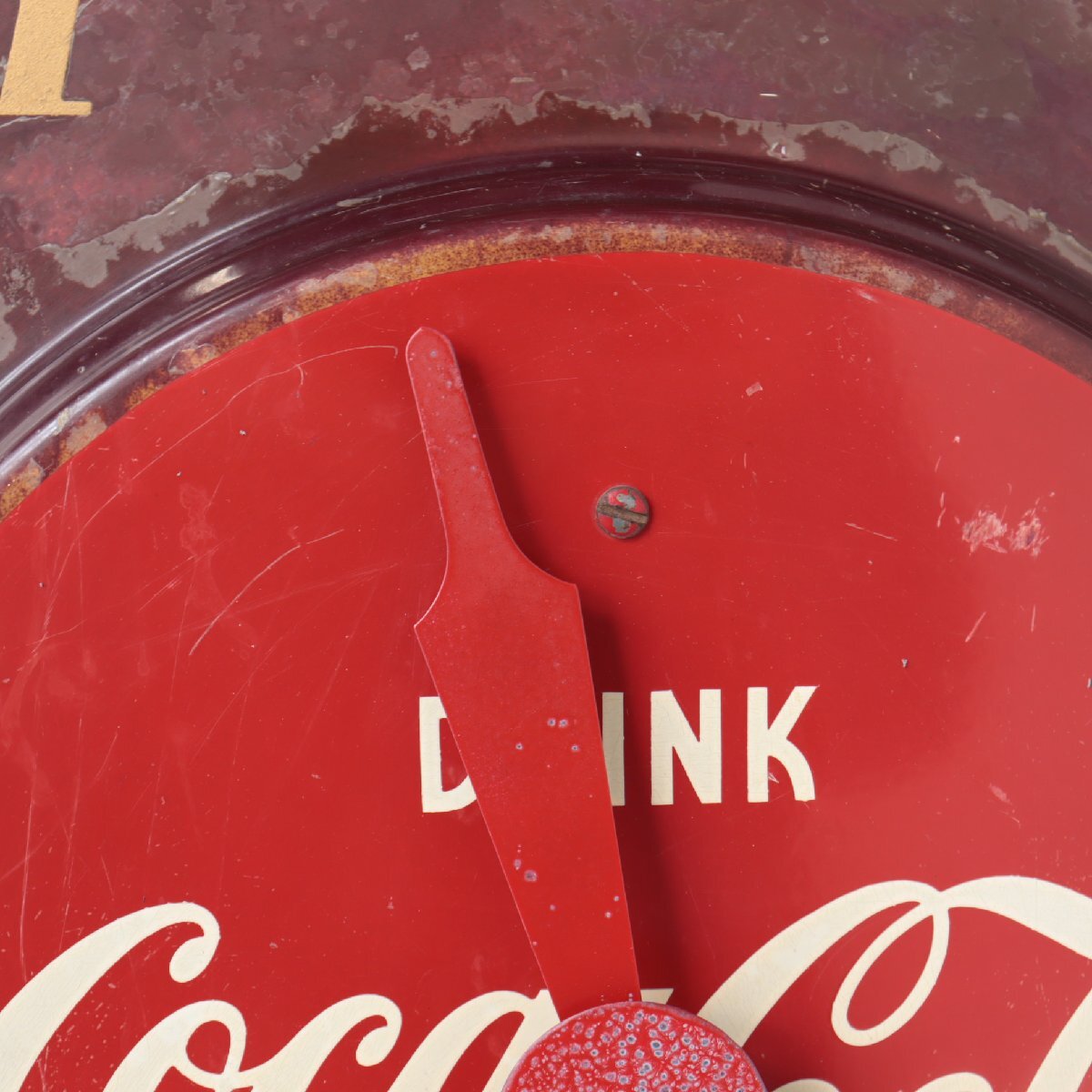 CocaCola/コカコーラ  80s ヴィンテージ  壁掛け時計 1980年代】Coca-Cola ヴィンテージ 壁掛け時計 コカ・コーラ