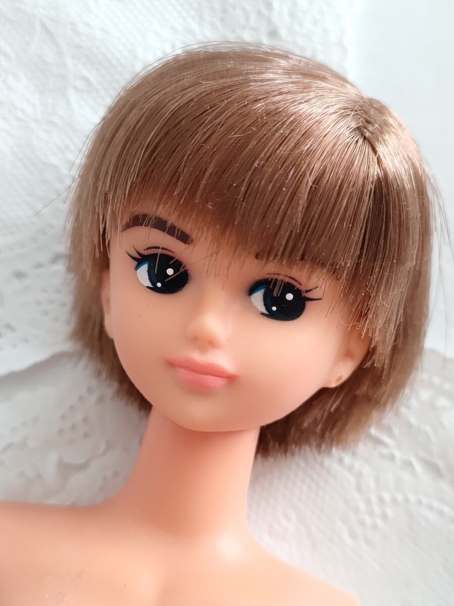 5r0117 日本製 ジェニーフレンド キサラ 足変色あり ショートカット ボーイッシュ TAKARA JAPAN 人形本体 茶髪 鎖骨ボディ