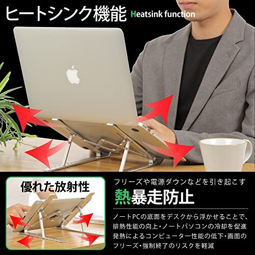 ノートパソコンスタンド PCスタンド 【理學(xué)療法士推薦】 パソコン臺 ノートPC macbook laptop stand ラップトップ