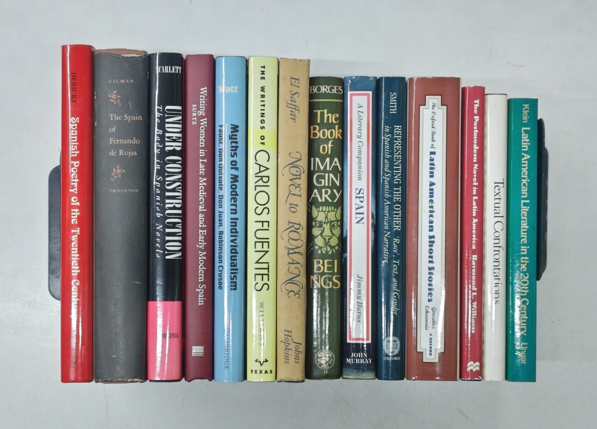 r0115-1.スペイン文学 研究書 洋書まとめ/ラテンアメリカ文学/文芸評論/小説/詩/批評/セルバンテス/ボルヘス