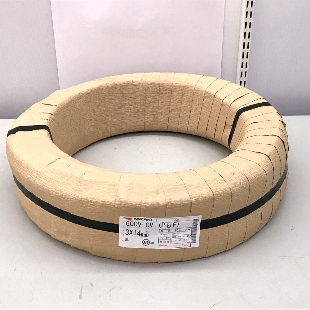 9693円 【同梱不可】【160】19.ヤザキ YAZAKI 矢崎 600V-CV(PbF 9693円 【同梱不可】【160】19.ヤザキ YAZAKI 矢崎 600V-CV(PbF
