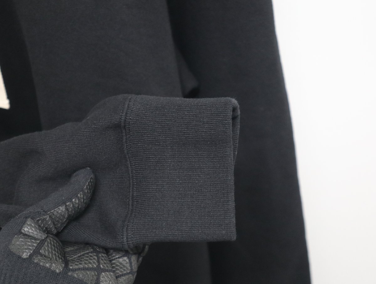 JIL SANDER+ ジルサンダープラス プルオーバー スウェット パーカー SWEATSHIRT J47GU0105 サイズL 黒 美品 トップス