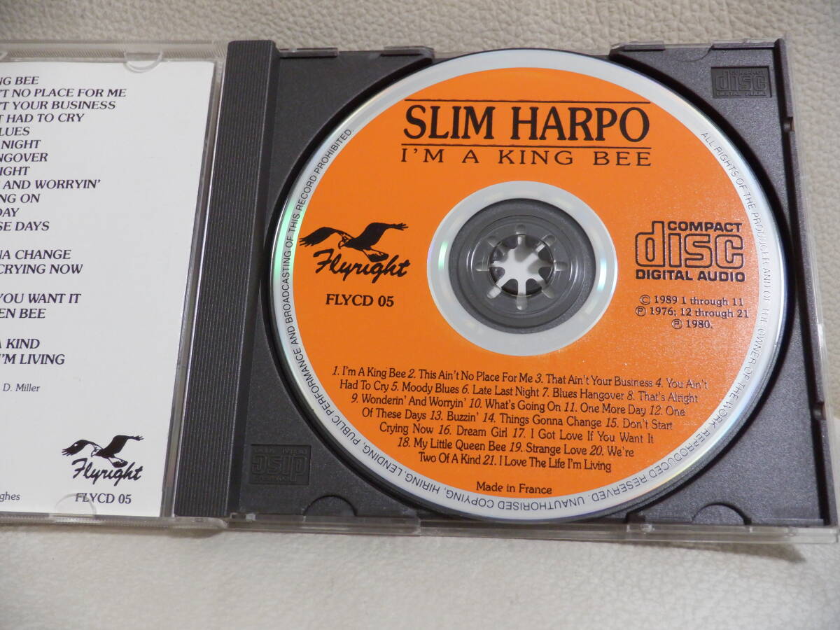 [CD] SLIM HARPO / I\'M A KING BEE (FLYRIGHT RECORDS)