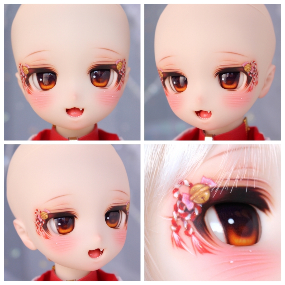 34DOLLS】DDH-29 SW肌 カスタムヘッド+デカールアイ+猫耳 34DOLLS】DDH-29 SW肌 カスタムヘッド+デカールアイ+猫耳