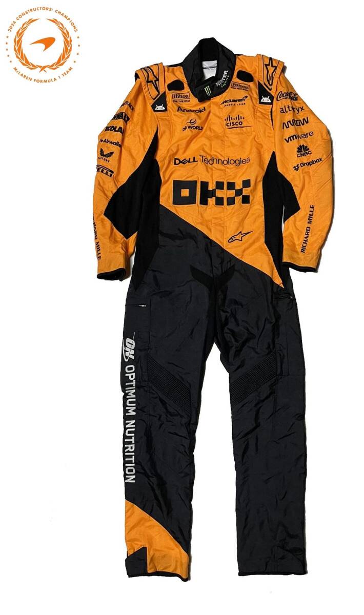 トップ 2024 マクラーレン 支給品 非売品 メカニック用スーツ NOMEX F1