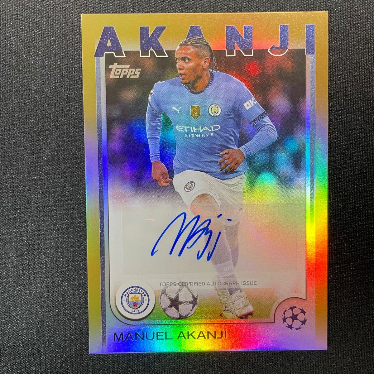 Topps ドルトムント アカンジ 直筆サインカード Topps ドルトムント アカンジ 直筆サインカード