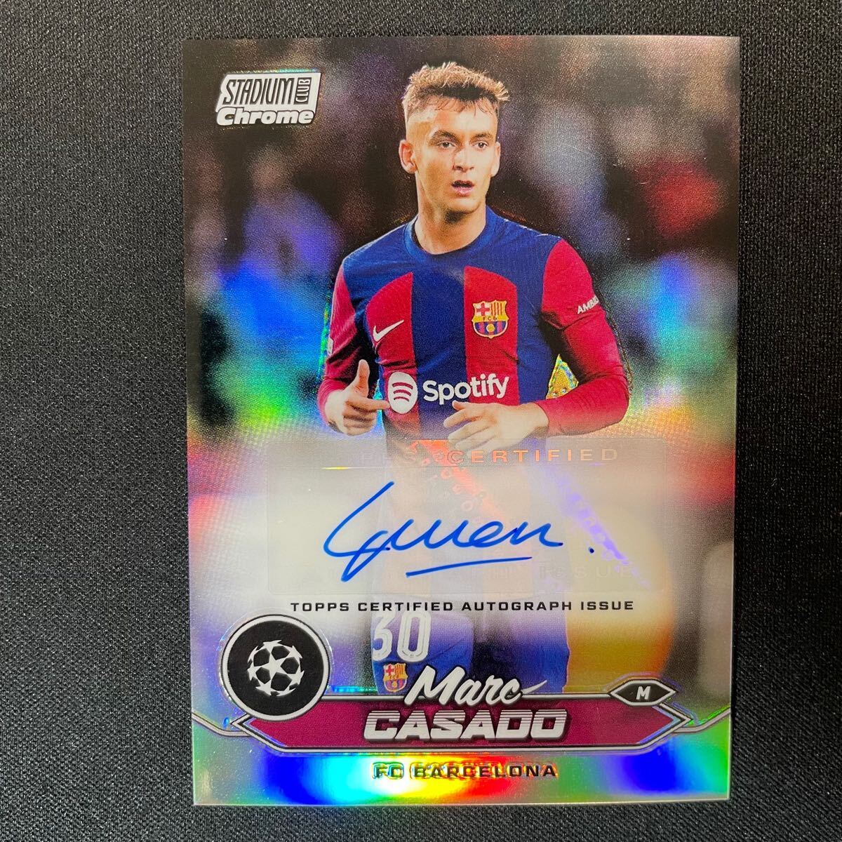 ルーキー】【サインカード】marc casado topps merlin chrome