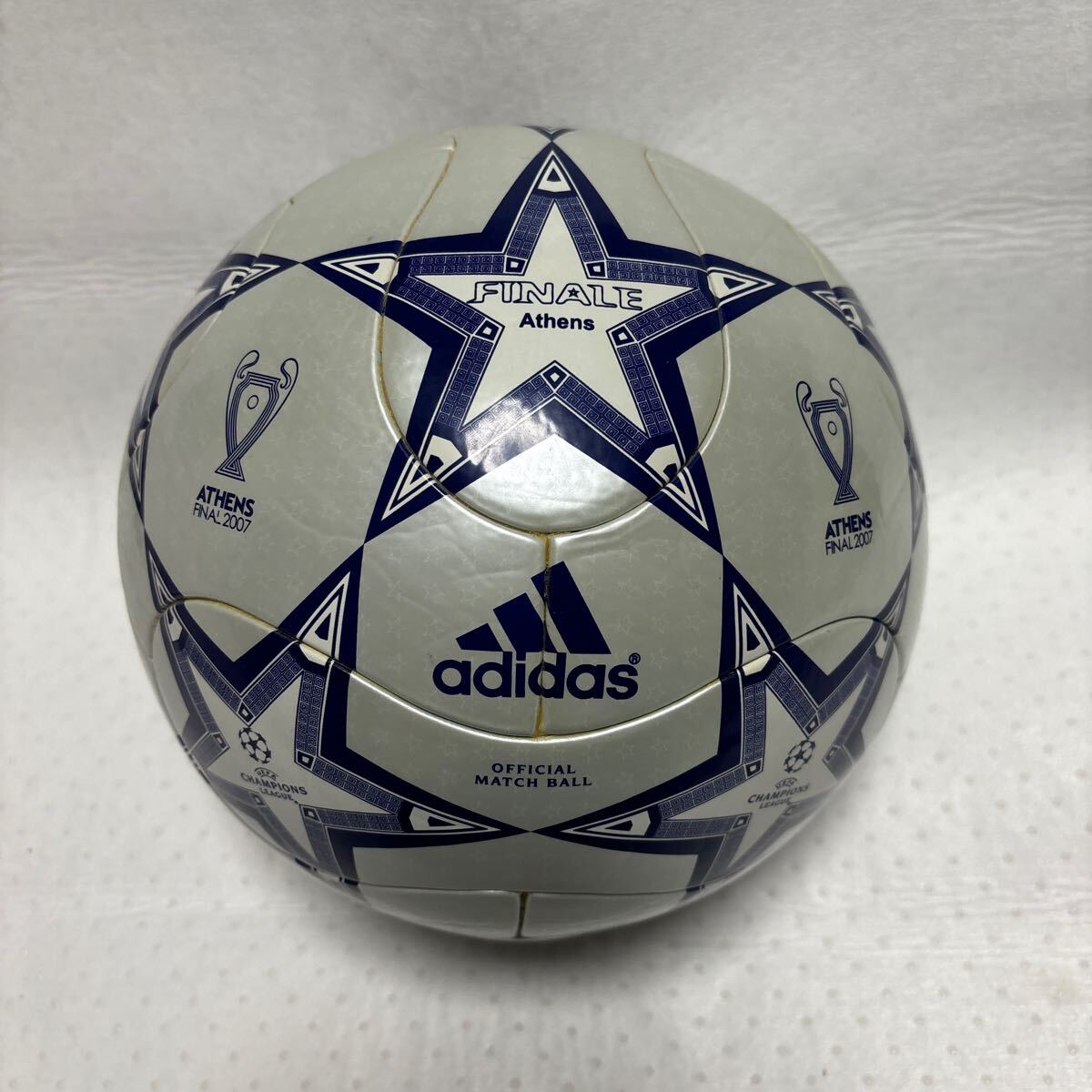 adidas アディダス　フィナーレ2007　５号球 サッカーボール　CHAMPIONS LEAGUE チャンピオンズリーグ　決勝　アテネ　ATHENS