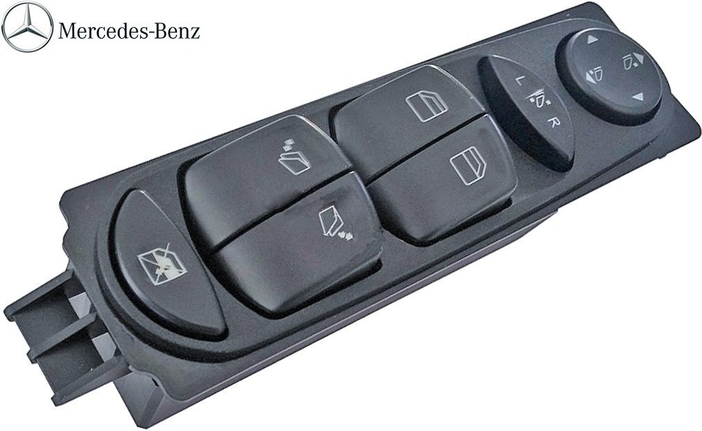 【M’s】 W639 ベンツ Vクラス ビアノ 3.2 V350 (2003y-2014y) 純正品 運転席側 パワーウインドースイッチ 右H用 6395451313 6395450513_画像1