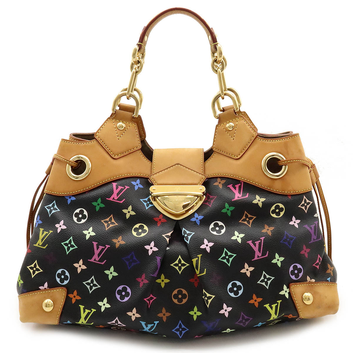LOUIS VUITTON ルイ ヴィトン モノグラムマルチカラー ウルスラ トートバッグ ショルダーバッグ 肩掛け ノワール 黒 ブラック M40124