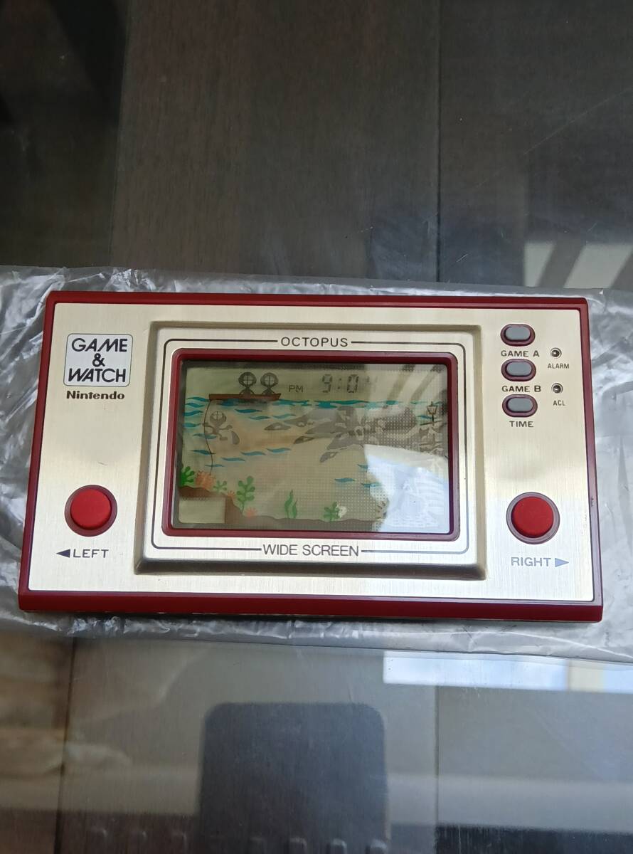 任天堂 Nintendo OC-22 オクトパス(OCTOPUS) GAME&WATCH ゲーム＆ウォッチ（ゲームウォッチ）ワイドスクリーン
