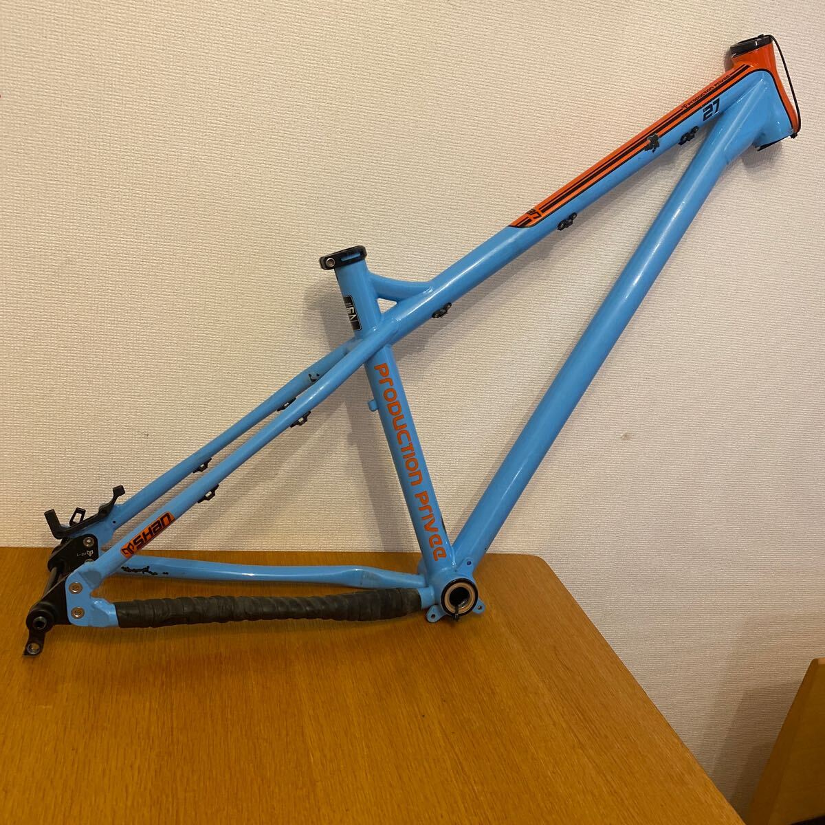 production privee SHAN 27.5 Sサイズ 917 カラー クロモリフレーム 検 GT OKA RSD chromag KONA LITEC TOYO MTB