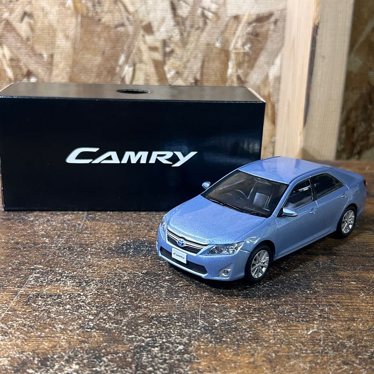 非売品 TOYOTA トヨタ CAMRY カムリ 8W1 トゥルーブルーマイカメタリック 車 コレクション 未使用品
