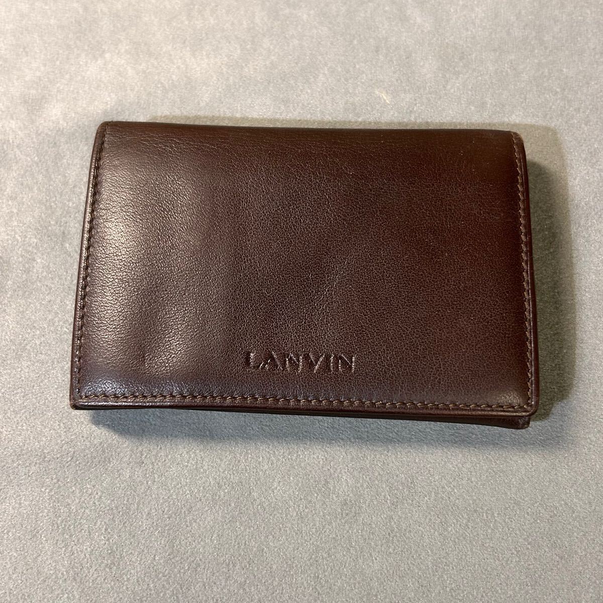 LANVIN ランバン 名刺入れ カードケース ブランド ファッション 小物 ビジネス 中古品