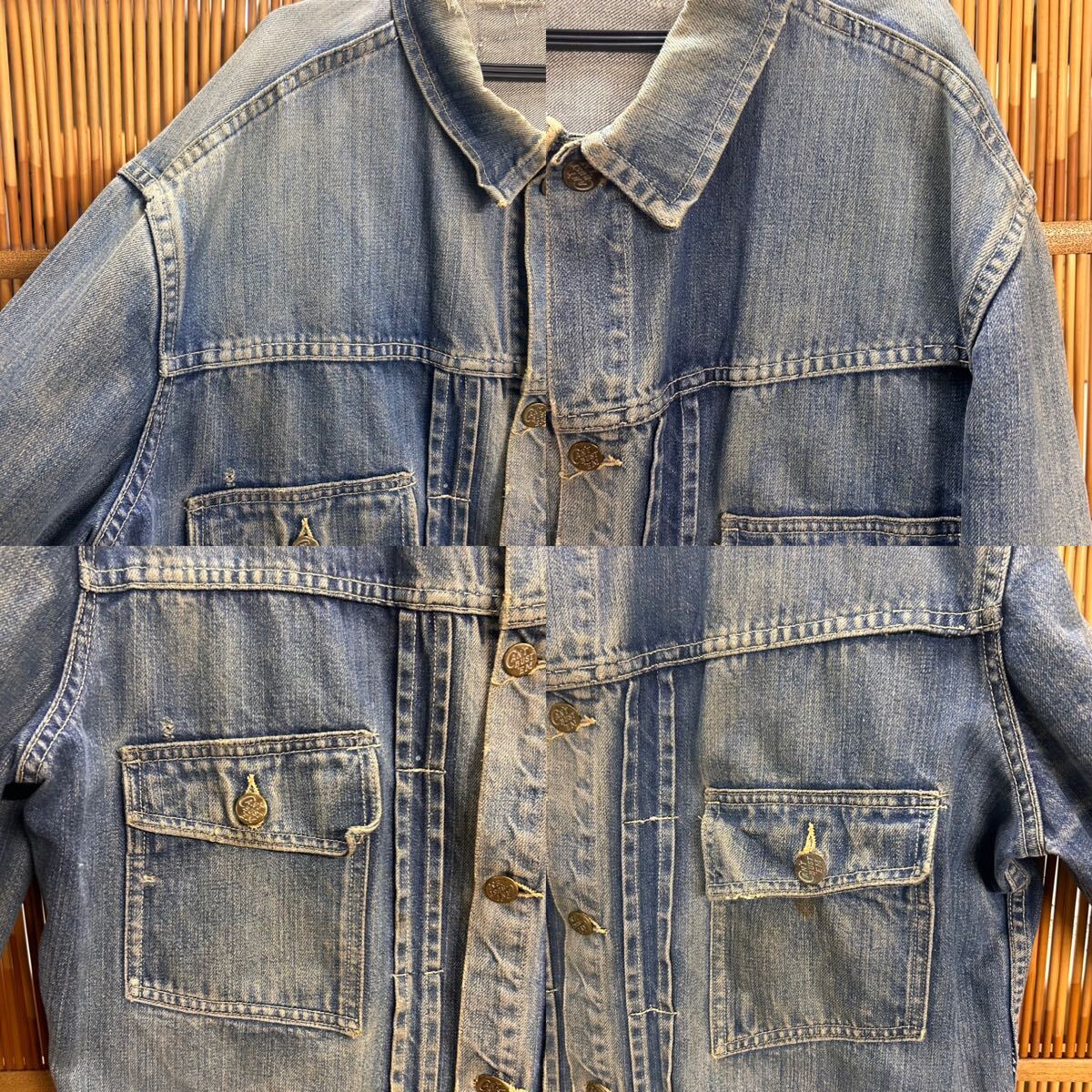 希少 1950s CAN'T BUST'EM キャントバステム デニム ジャケット 希少 1950s CAN'T BUST'EM キャントバステム デニム ジャケット