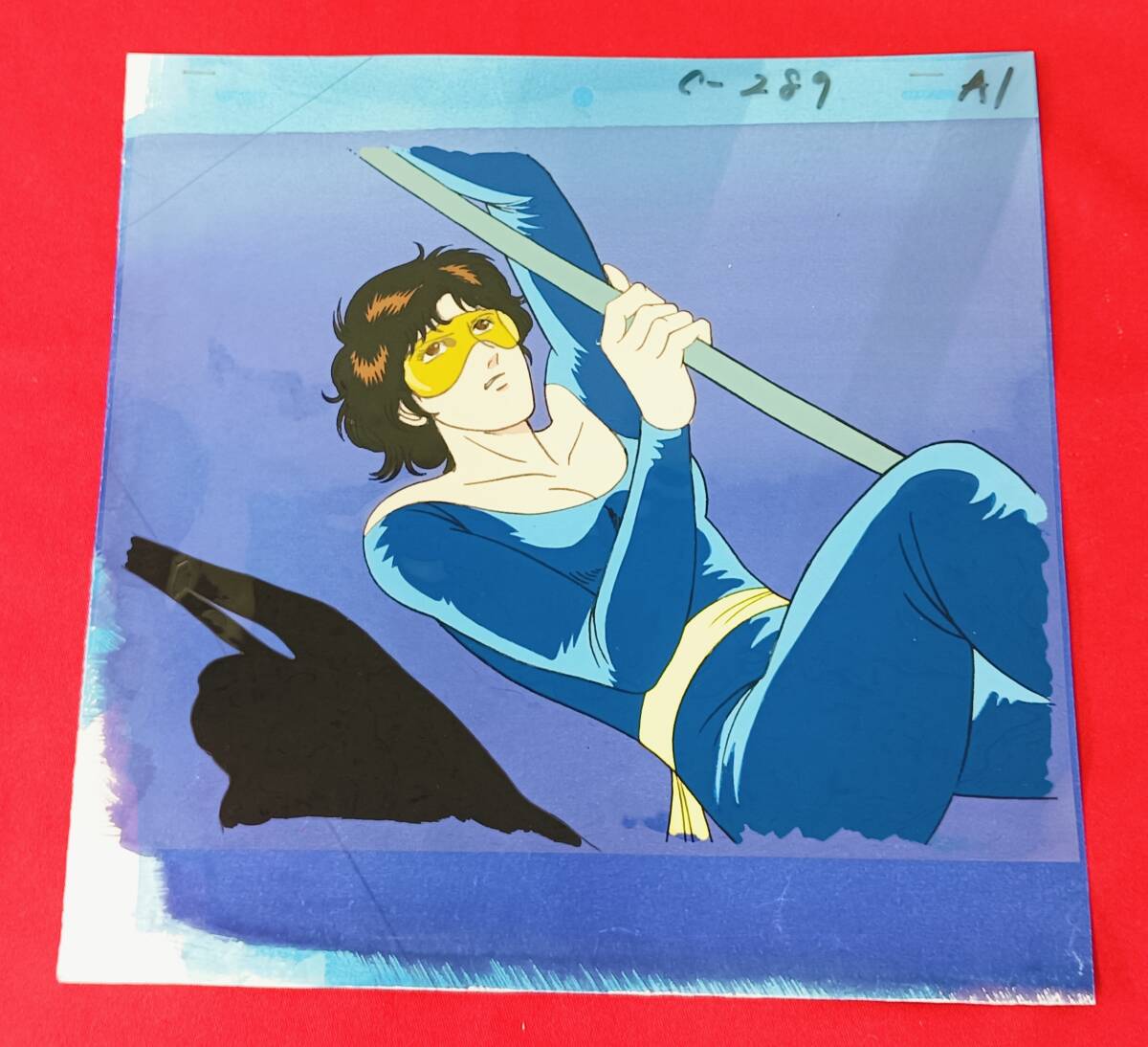 ☆セル画☆ 1円 キャッツアイ 来生瞳 セル画 手描き背景 北条司 ☆セル画☆ 1円 キャッツアイ 来生瞳 セル画 手描き背景 北条司