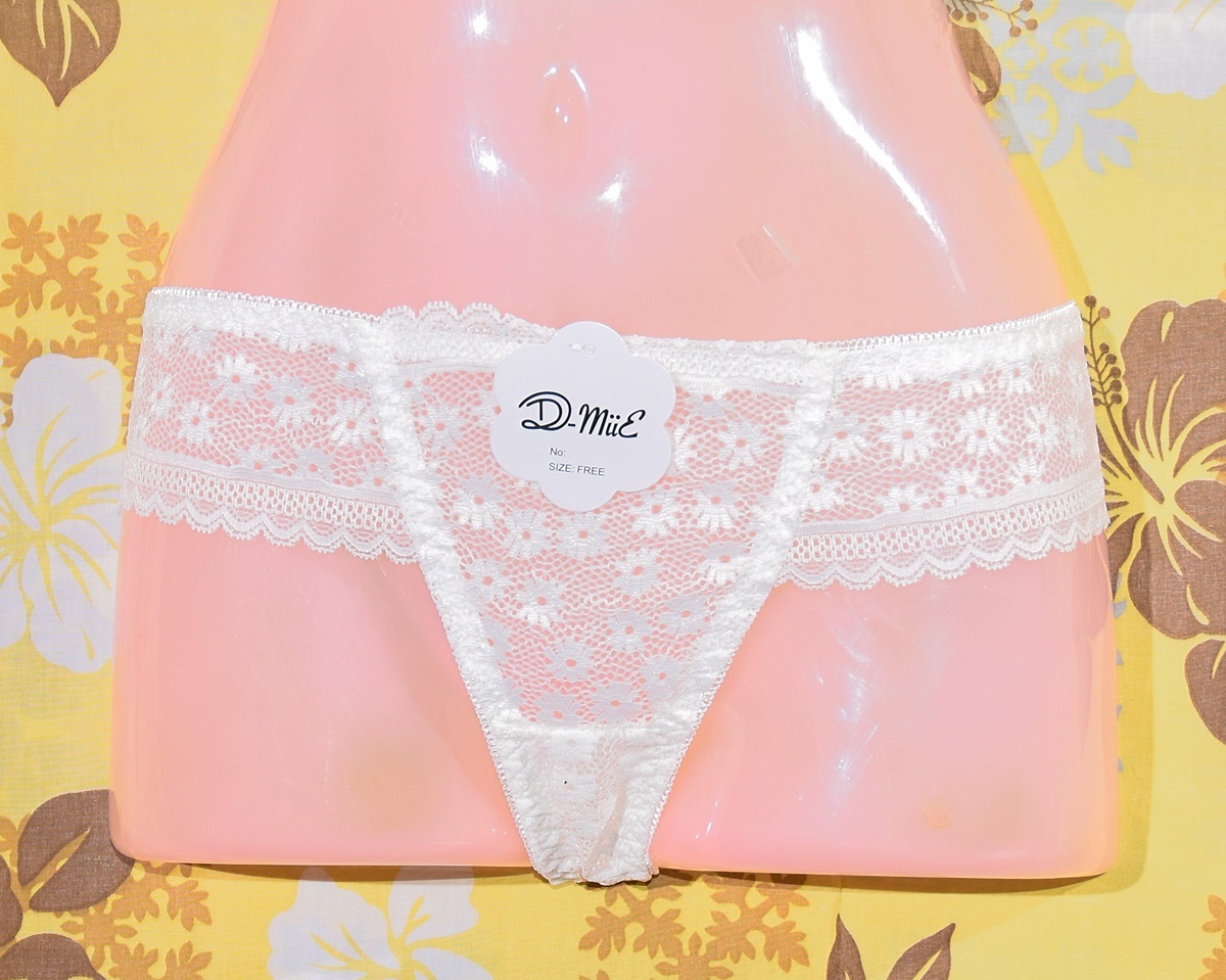 ★送料無料★レースショーツ★花柄★シースルーパンティ★セクシー★Ｔバック★女性用下着★フリーサイズ★２８１３Ｗ
