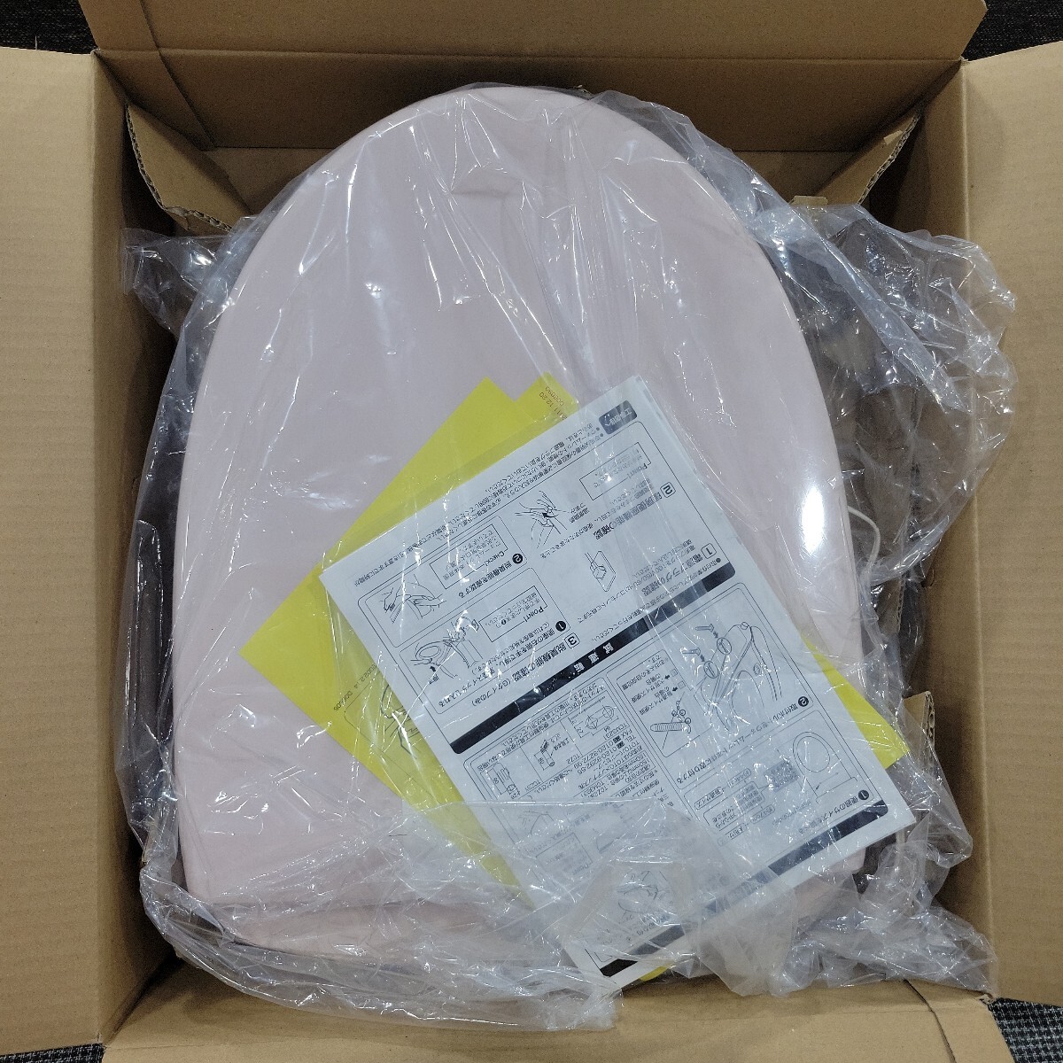 №8070 開封有 未使用 TOTO ウォームレットS 暖房便座 前丸タイプ TCF116#SR2 ピンク 2024年製
