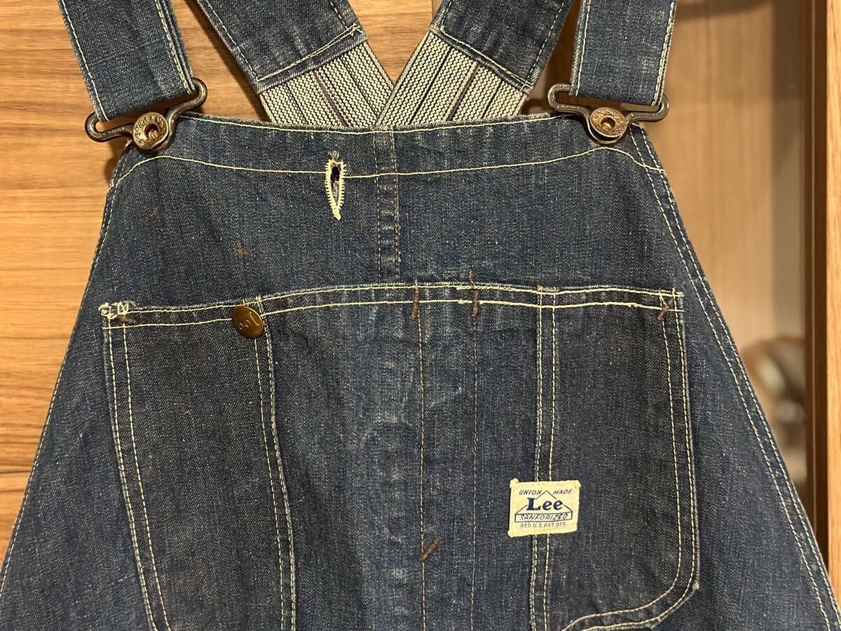 VINTAGE ヴィンテージ WW2 Lee S91-SB DENIM OVERALL VINTAGE ヴィンテージ WW2 Lee S91-SB DENIM OVERALL