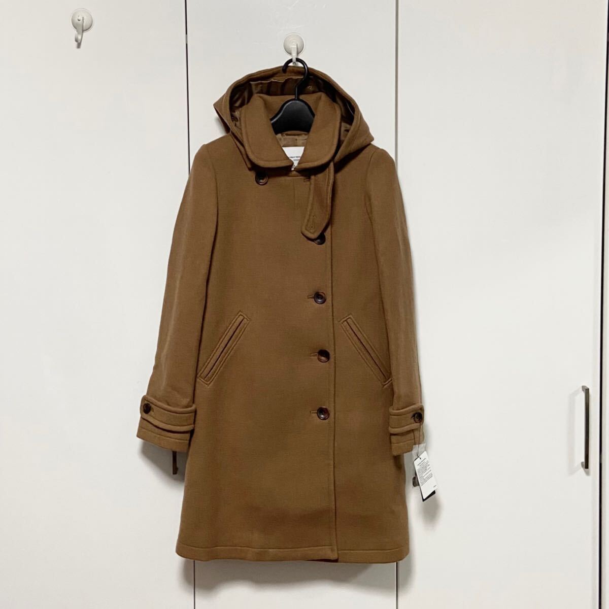 新品 アーバンリサーチ DOORS ショールカラー 2WAY ロングコート 定価29160円 38