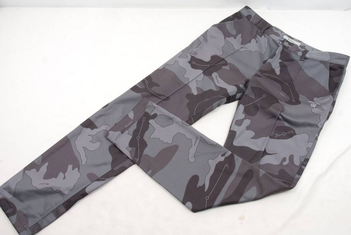 coco 中古 ラッセルノ RUSSELUNO メンズ パンツ 6(LL) グレー系 ロングパンツ 裏フリース カモフラ レターパックプラス発送可 83063