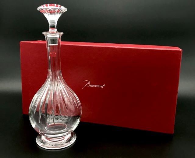 Baccarat バカラ マッセナ デカンタ クリスタル Φ約128mm×H約338mm 化粧箱あり