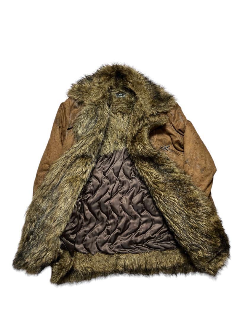 bernings sho fur coating jacket グランジ y2k ファー bernings sho fur coating jacket グランジ y2k ファー