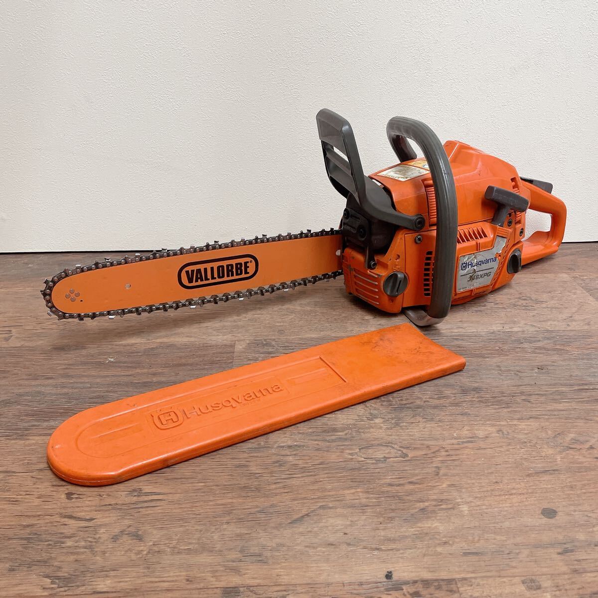 ★エンジン始動★動作品★プロ用機種 Husqvarna ハスクバーナ エンジンチェーンソー 346XPG ガイドバー400mm 切断機　工具