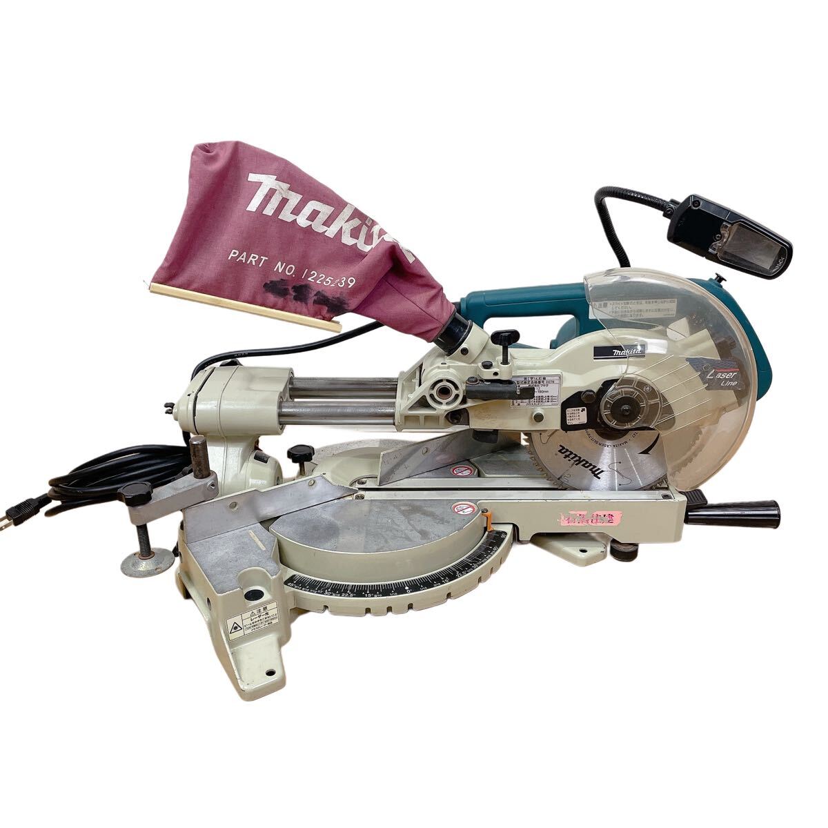 ★回転動作確認済★レーザー、ライト難あり★makita マキタ 190mm スライドマルノコ 100V LS0713FL 丸ノコ 切断機 木工用 電動工具