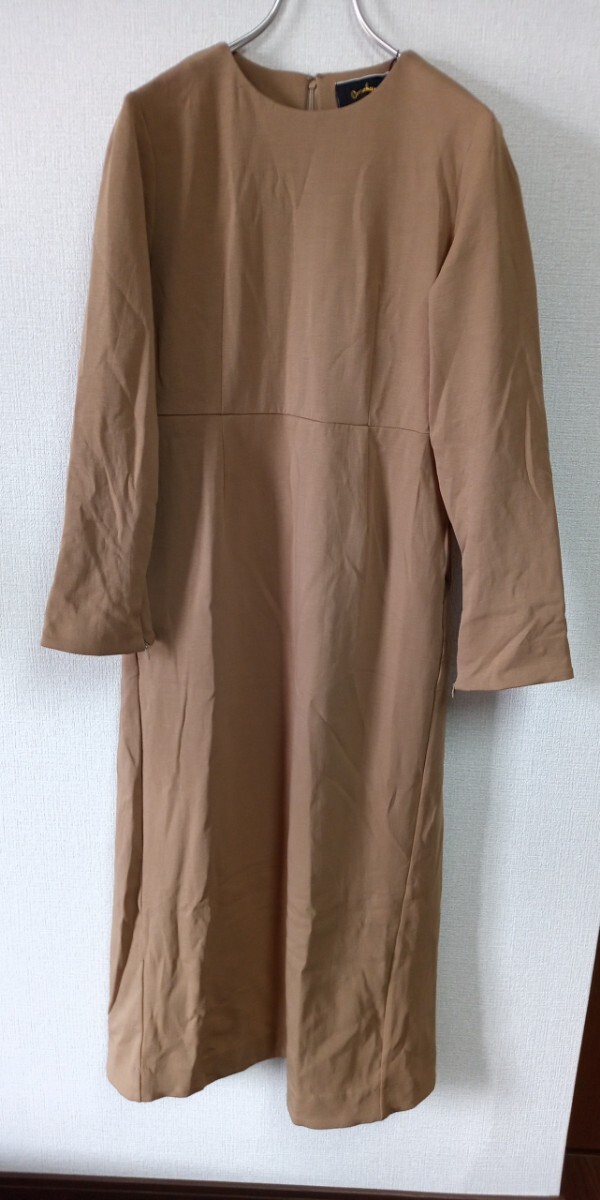 10714　★★　Omekashi　ロングワンピース　袖ファスナー付　サイズ38　新品　定価15000円