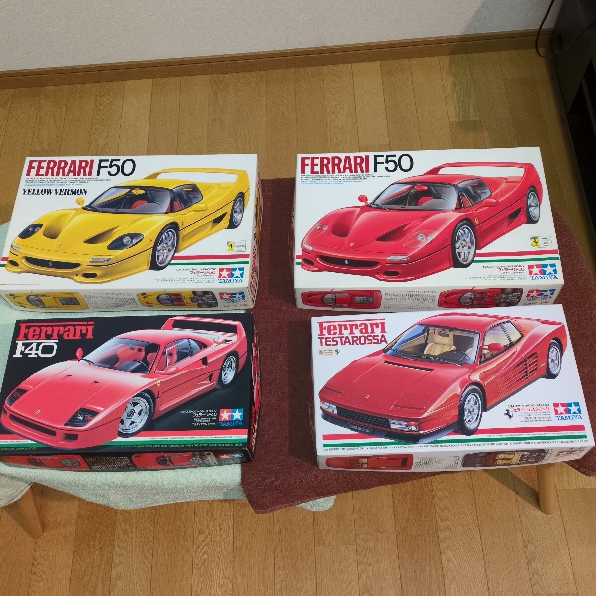 【楽ギフ_のし宛書】 Yahoo!オークション - タミヤ フェラーリ 4台他 SLR フェラーリ
