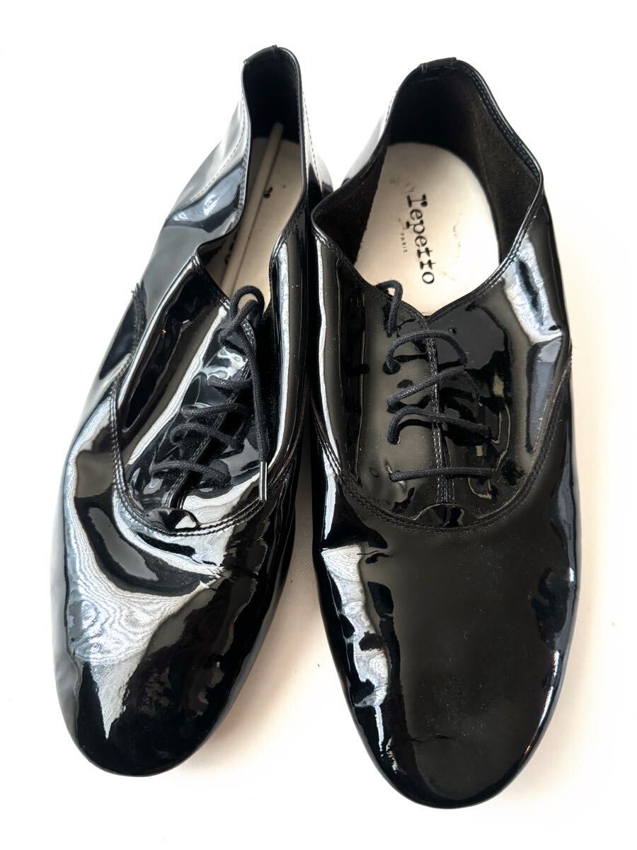repetto size44 ZIZI oxford shoes made in FRANCE черный чёрный pa палатка кожа Repetto jiji Франция производства оксфорды 