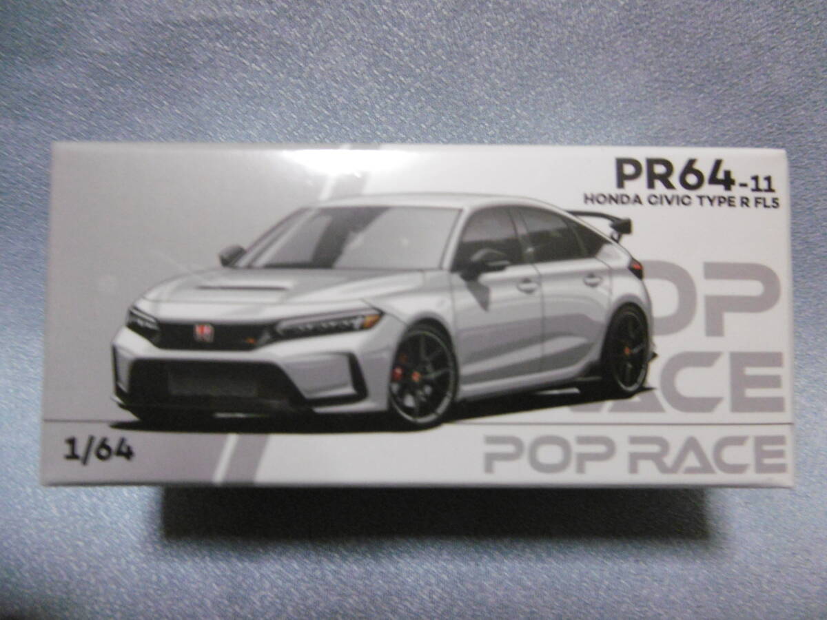 未開封新品 POP RACE 1/64 PR64-11 HONDA CIVIC TYPE R FL5