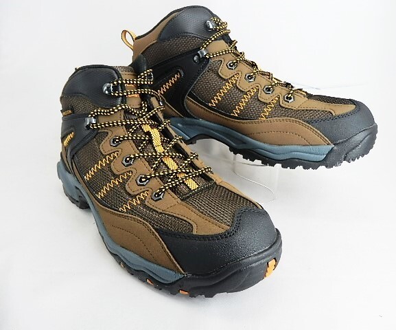 ★メンズ アウトドア/ウィンブルドン M047WS/ブラウン26.5cm　HI WIMBLEDON 防水設計 幅広 4E 登山 ハイキング/特別価格