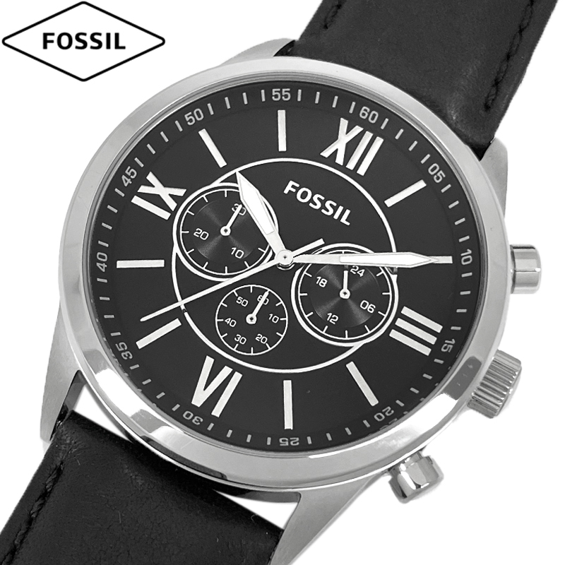 FOSSIL フォッシル 腕時計 新品・アウトレット BQ1130 メンズ クロノグラフ クォーツ レザーベルト 並行輸入品
